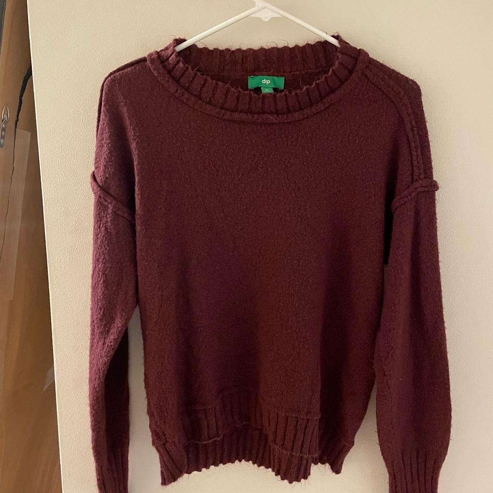 Deep Burgundy Women's Sweater